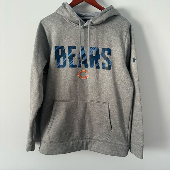 Under Armour Size M Coldgear Bears NFL Combine Authentic Hoodie - Picture 2 of 4